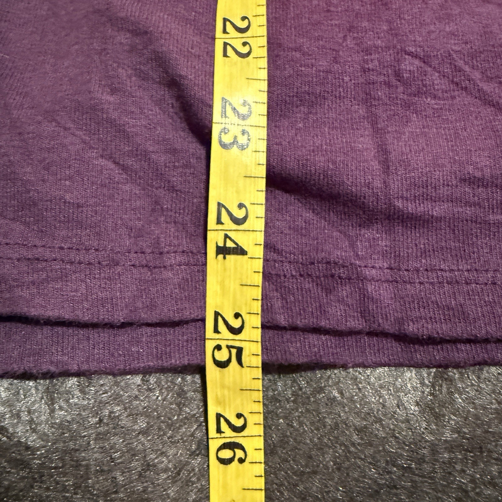 Members Mark Womens Long Sleeve TShirt XL Extra Large Purple V Neck gallery