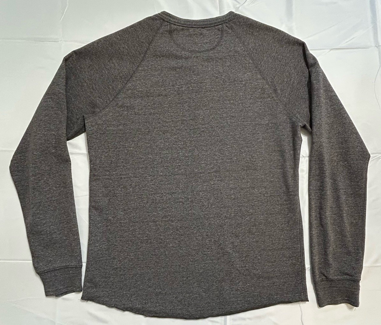 Vince Henley Pullover Shirt Mens M Gray Long Sleeve Raglan Button Up Casual gallery
