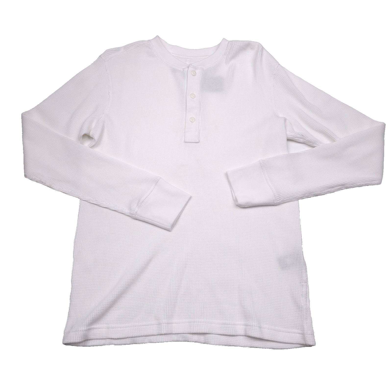 Rag & Bone Waffle Knit Henley Shirt Mens Size Small White Cotton Long Sleeve gallery