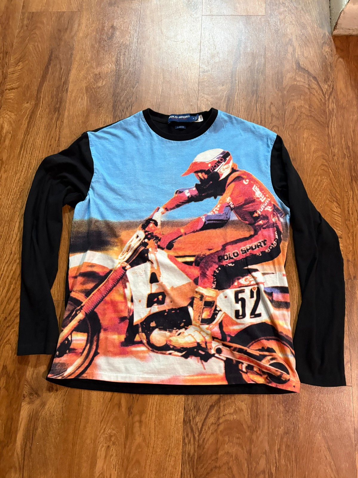 Polo Sport Motocross Dirt Bike Long sleeve shirt/ 90’s Rare vintage
