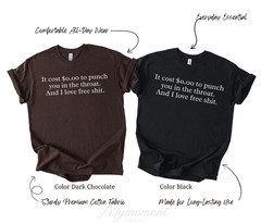 Humorous Rude Sarcastic Graphic Novelty Offensive Funny T Shirt Throat Punch Tee
