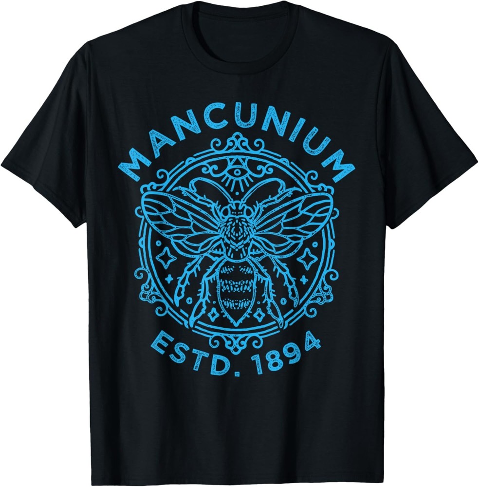 Mancunium 1894, Manchester City Worker Bee Design T-Shirt