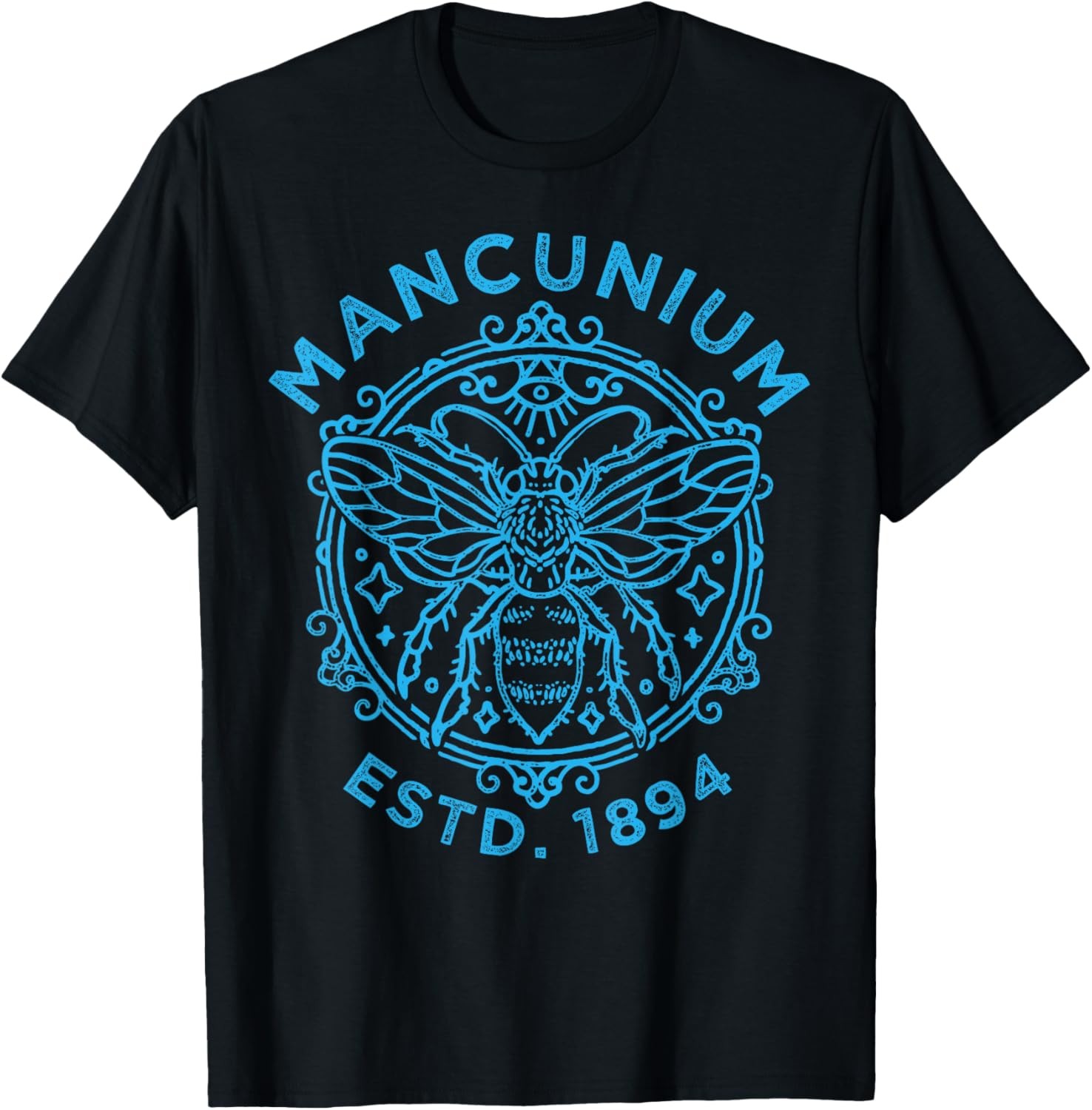 Mancunium 1894, Manchester City Worker Bee Design T-Shirt