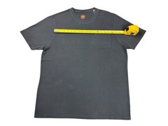 Common People Popcorn Texture Shirt Garment Dye Relaxed Fit Gray M Ribbed Sleek