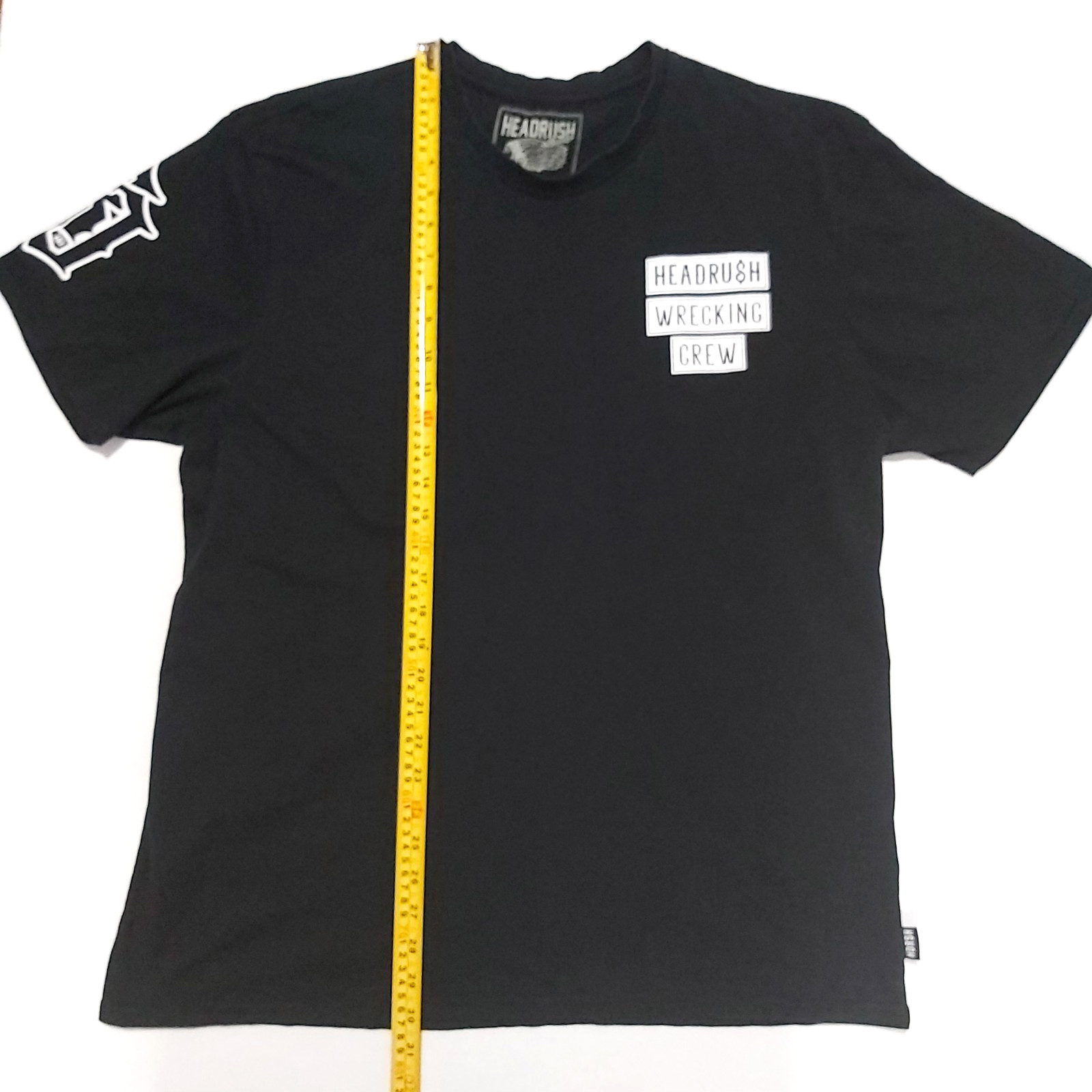 HEADRUSH T-Shirt Wrecking Crew Men's XXL Black with 2-sided and sleeve graphics gallery