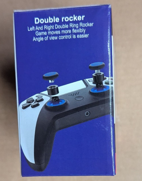 Wireless Controller P4 Compatible With PS4 Windows pc iOS Android Black / white