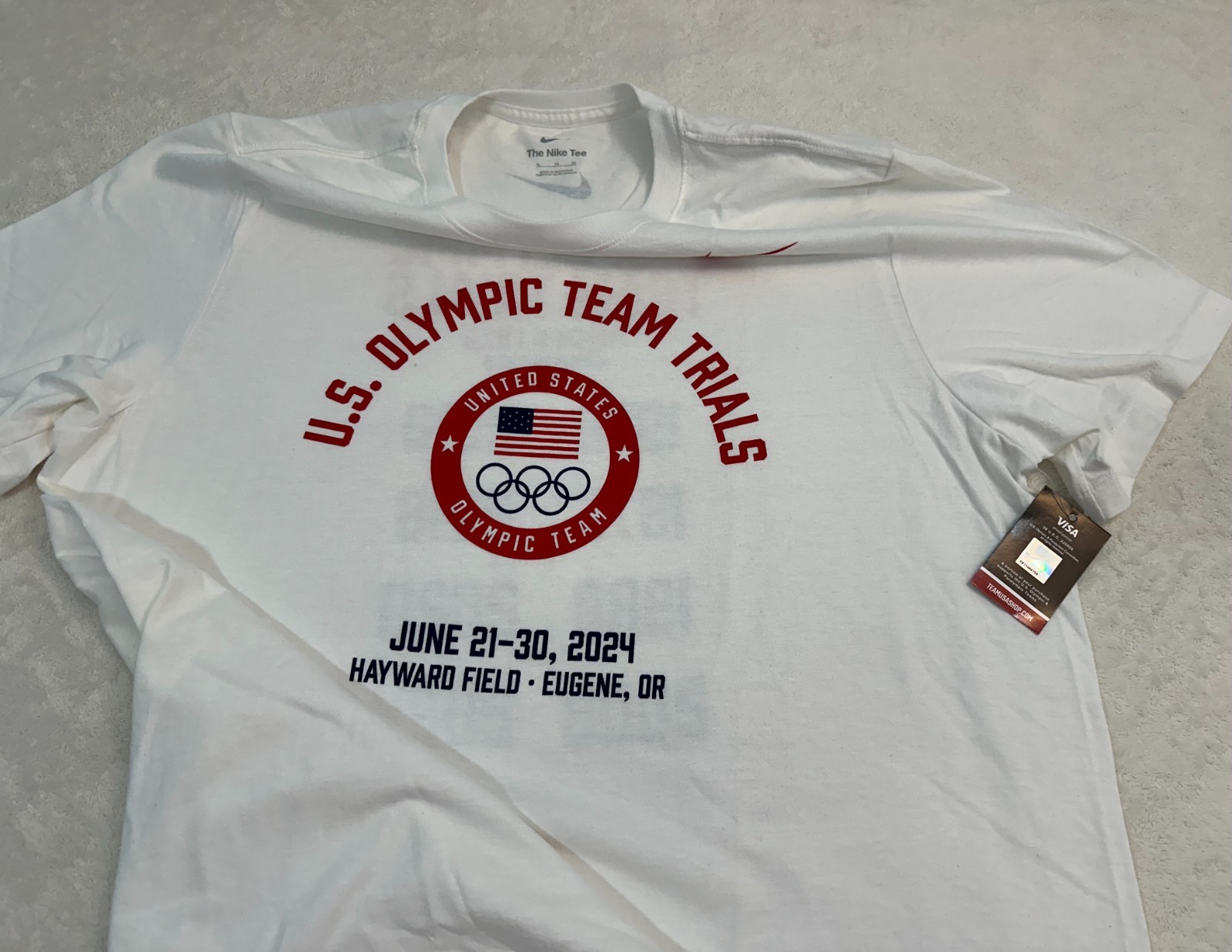 2024 US Olympic Team Trials Track Field Eugene Oregon Nike T-Shirt, XL, New Tags gallery