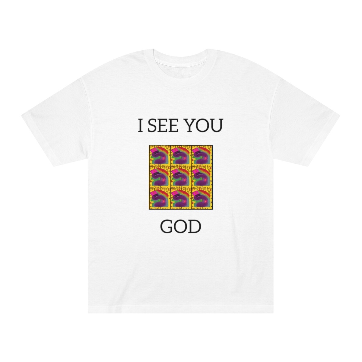 Trippy acid unisex t-shirt gallery