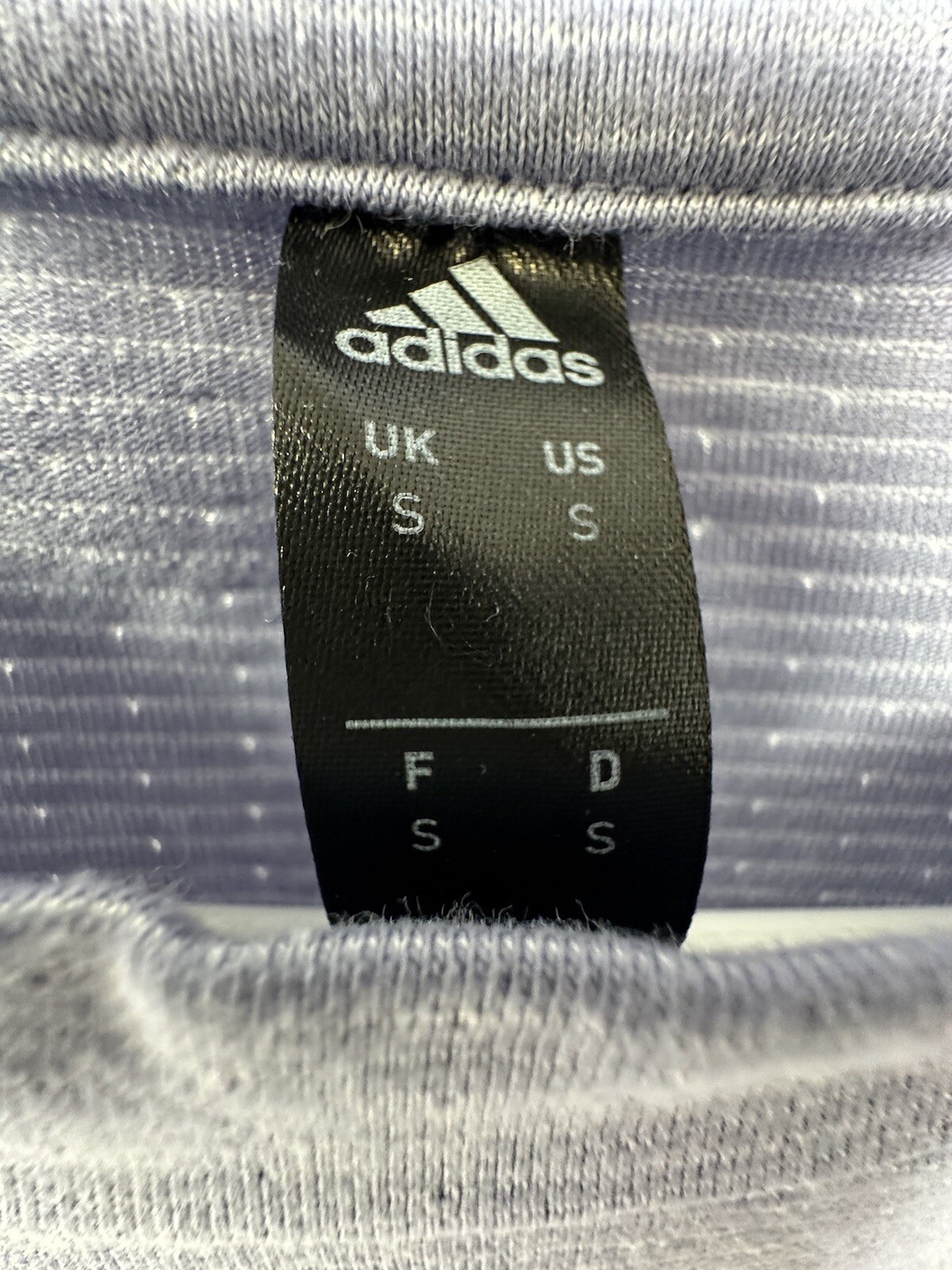 Adidas M Axois Tee 2.0 Men Small Silver-Violet Pinstripes gallery