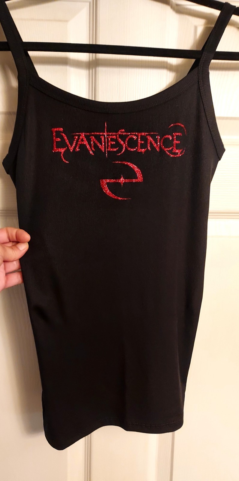 evanescence tank top Red Glitter evanescence crop top evanescence shirt XXs-2xl gallery