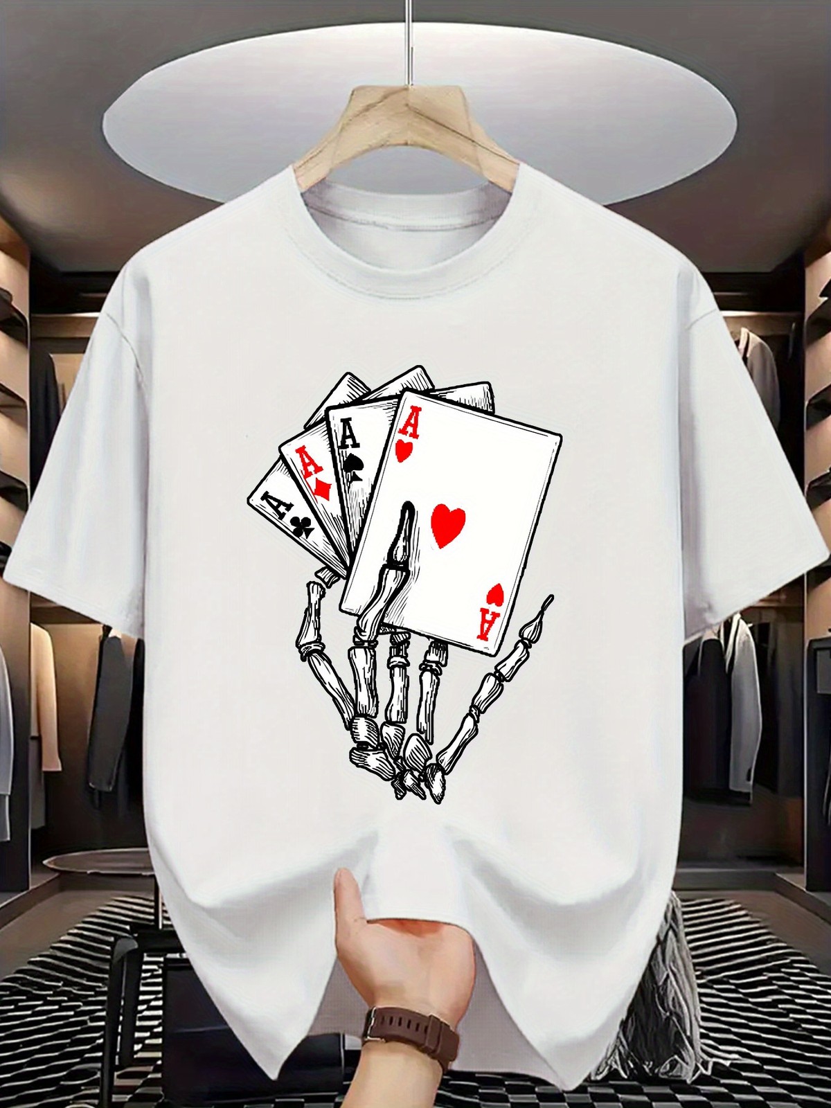 Summer Men's Fashion Pattern Short Sleeve Letter Print TShirt gallery
