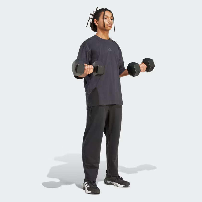 adidas men PrimeLift Workout Oversize Tee gallery