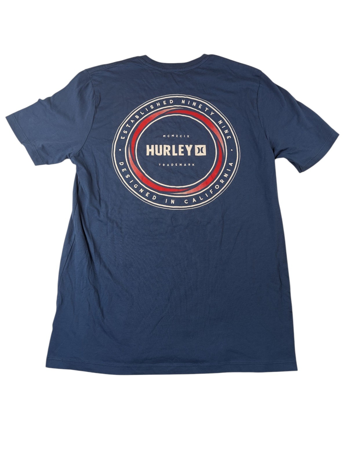 Hurley Men's Size Small Everyday Whirlpool Short Sleeve Tee T-Shirt Blue NWT gallery