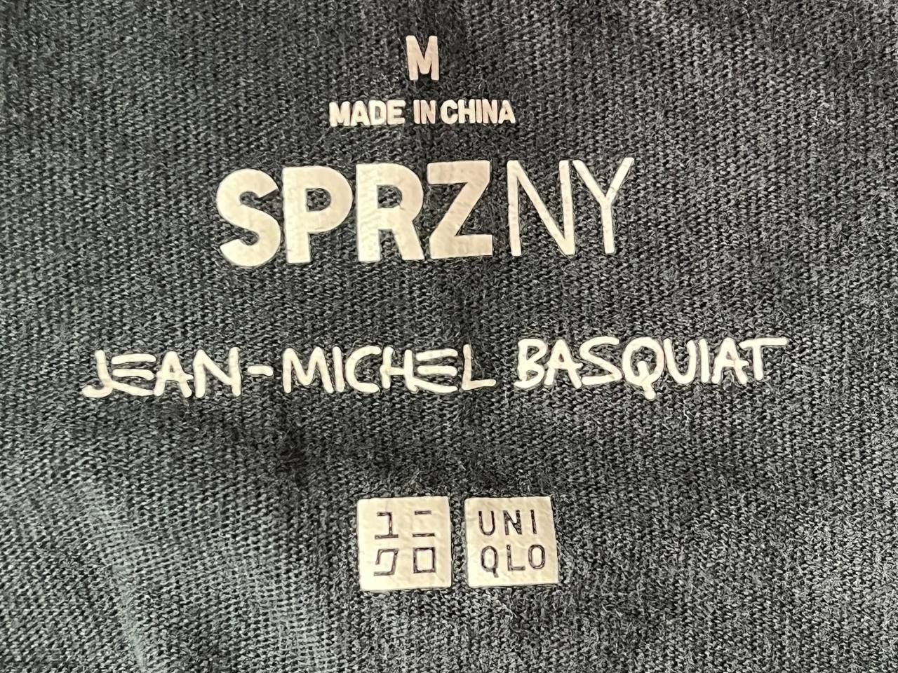 SPRZ NY Jean Michel Basquiat Shirt Men's Medium Short Sleeve Blue gallery