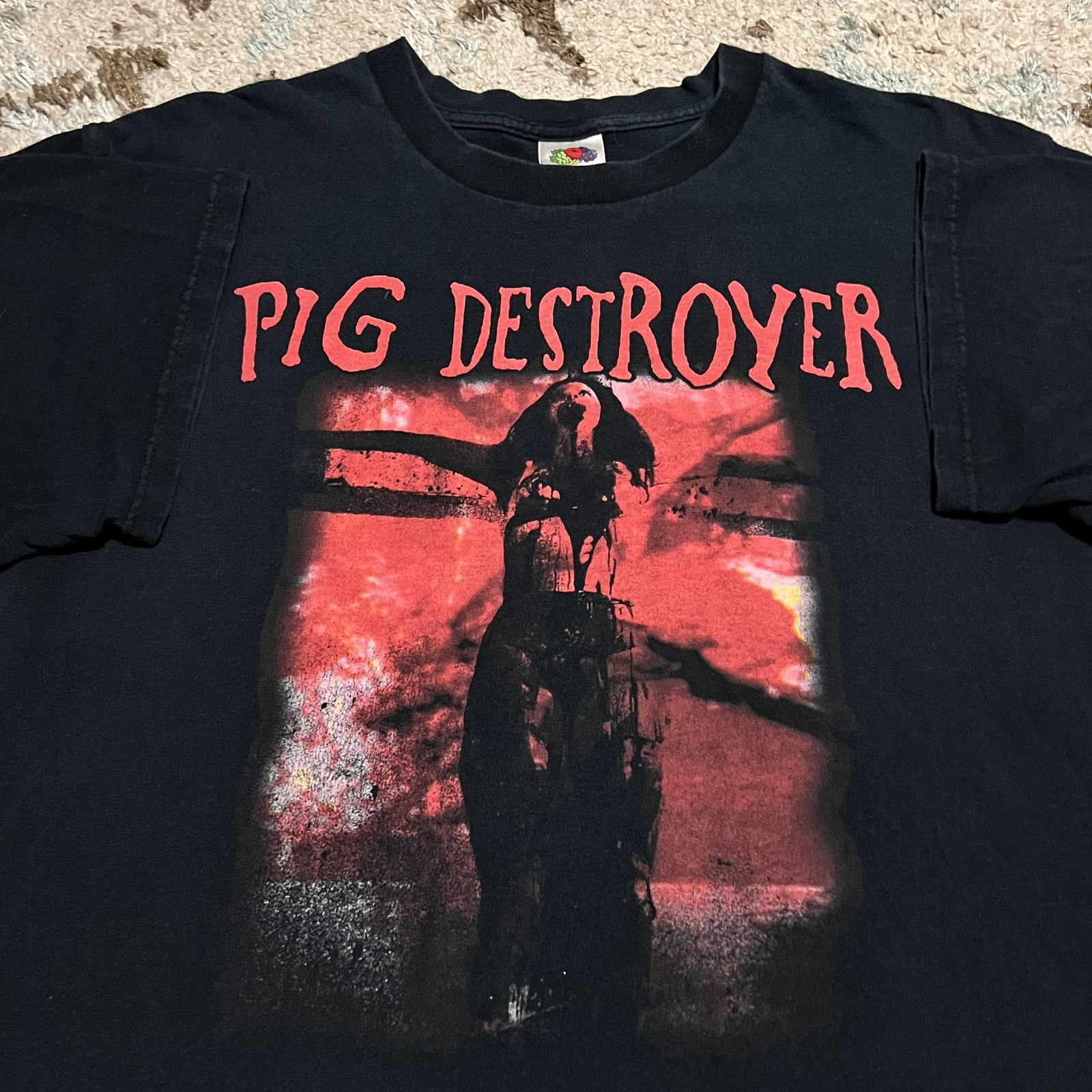 Reprint Pig Destroyer Stab Me Again Basic black T shirt Classic style NH20535 gallery