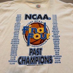 Vintage NWT NCAA 1997 Final Four Basketball T-Shirt USA Single Stitch Sahara XL