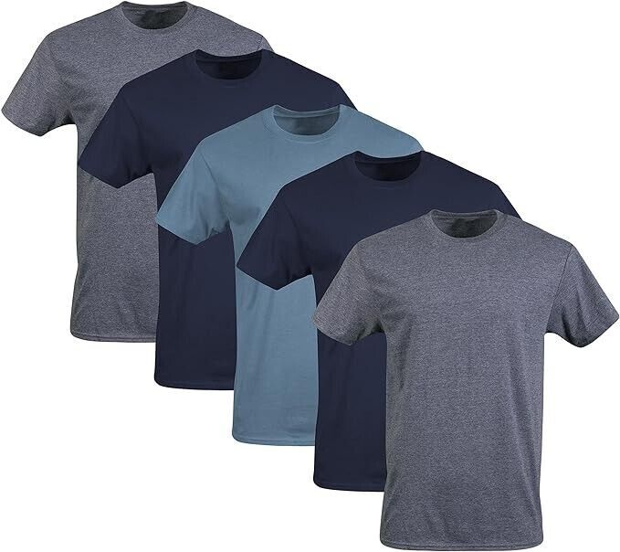 Gildan (5-pack) Bulk Solid Ultra Cotton Short Sleeve Blank Tee T-Shirt S-XL