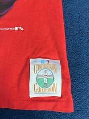 VTG Nutmeg Cincinnati REDS MLB Cooperstown Collection Baseball Shirt Size L CL01