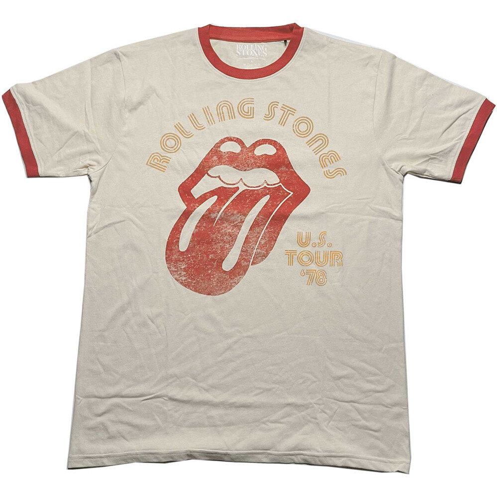 Rolling Stones - US Tour '78 - Natural Ringer t-shirt gallery