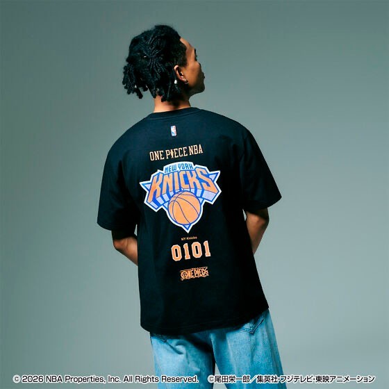ONE PIECE × NBA T-Shirts ACE×New York KNICKS BLACK、White gallery