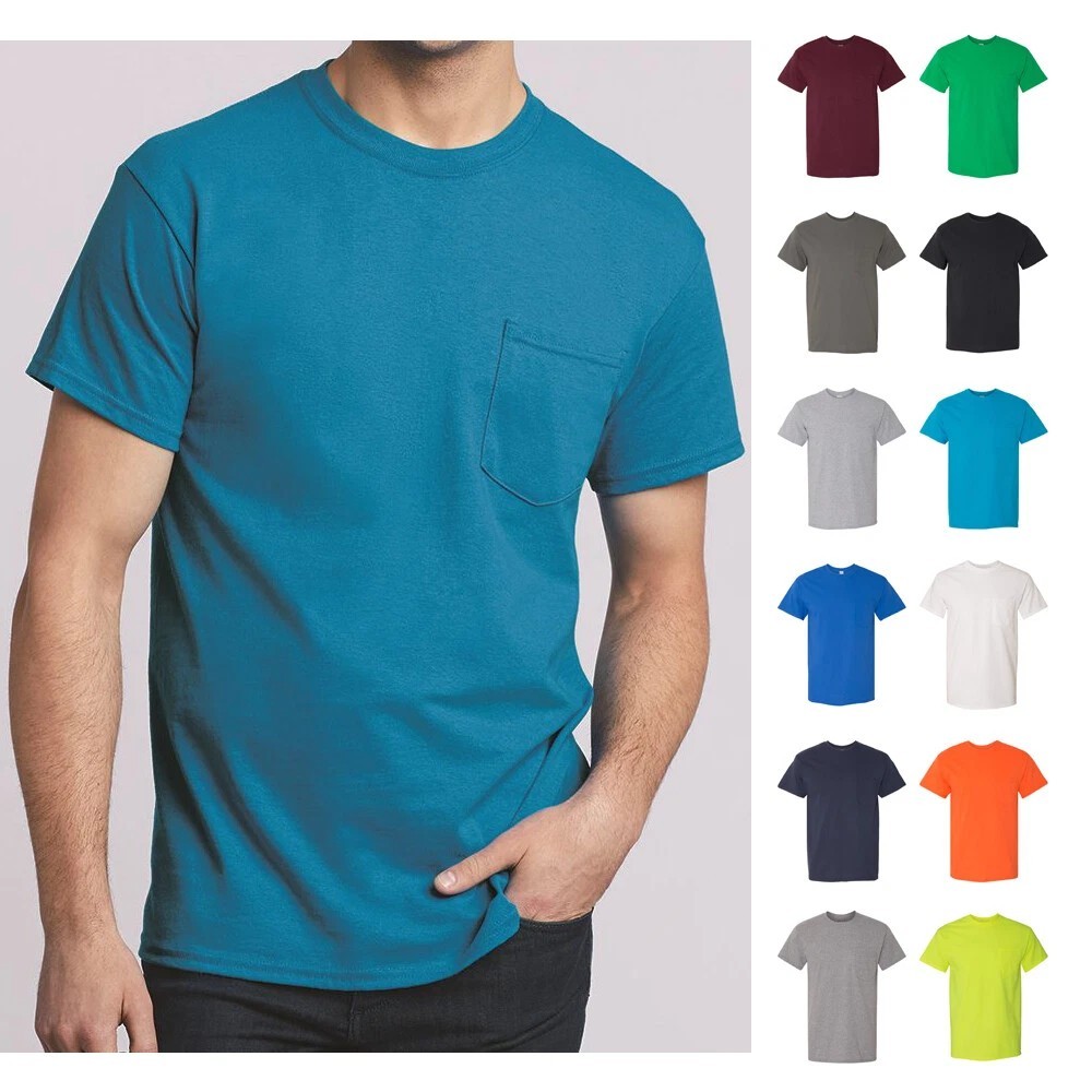 Gildan G500 Men's Heavy Cotton Plain Solid Short Sleeve Casual Blank T-Shirt gallery