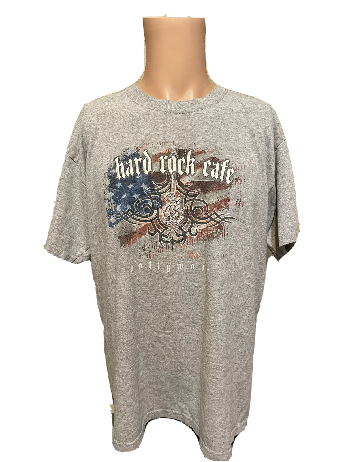 Vintage Men’s 1990’s Hard Rock Cafe HOLLYWOOD Gray Shirt Size Large gallery