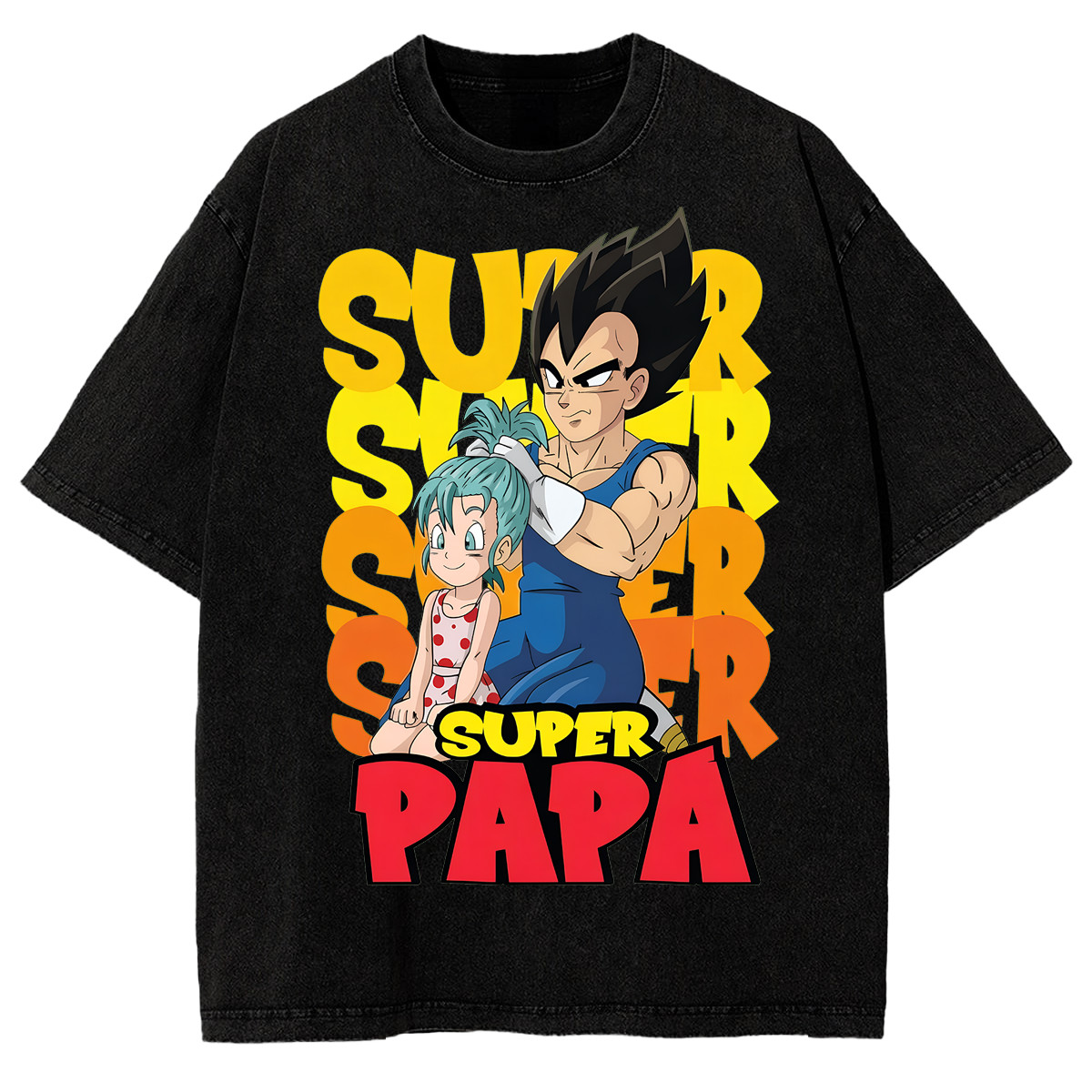 DBZ Vegeta Bulla Father’s Day Graphic Tee Fans And Lovers Anime T-Shirt