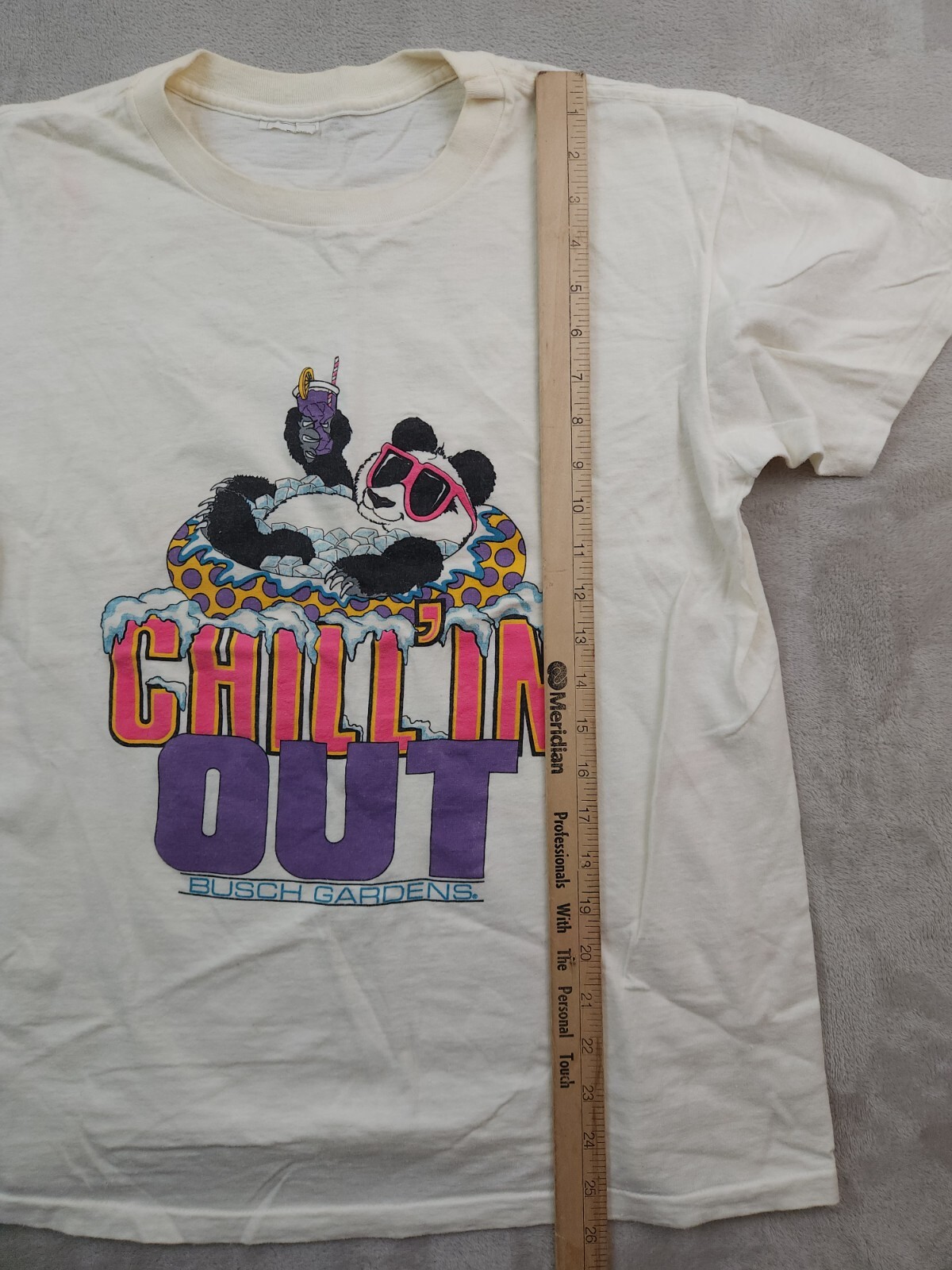 Vintage Busch Gardens Chillin' Out T Shirt Panda Mens Medium gallery