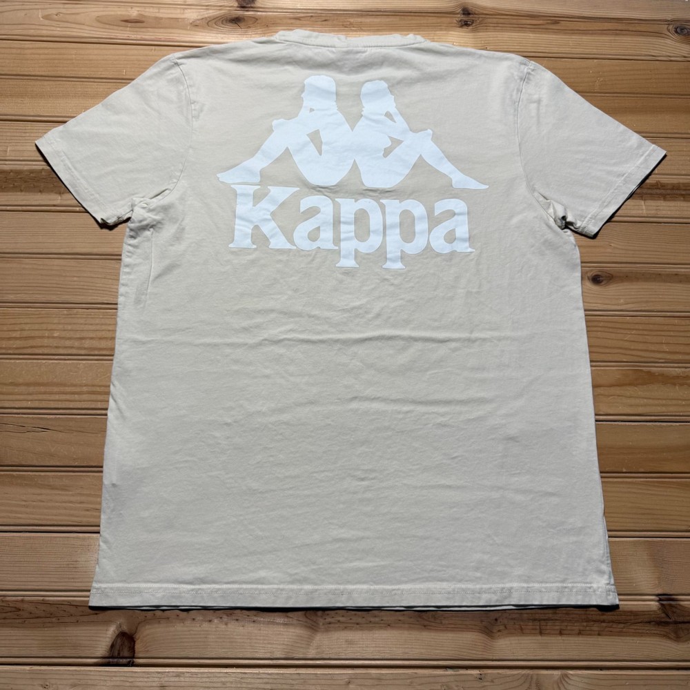 Kappa Big Logo Spellout Minimalist Streetwear Graphic Short Sleeve T-Shirt – XL