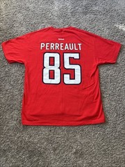 Washington Capitals MATHIEU PERREAULT 85 Hockey Jersey T Shirt Red XL Tee Reebok