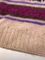 Other brands World Class knit sweater (thick) wool multicolor all-over patter