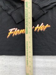Forever 21 Plus Cheetos Shirt 0X Long Sleeve Flamin Hot Black Graphic Fire