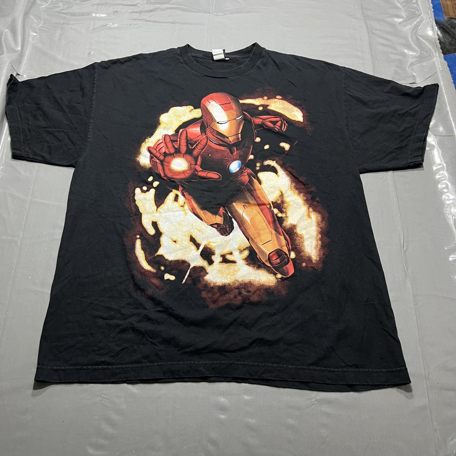 Marvel Shirt Mens 2XL Black Iron Man Graphic Tee Mad Engine Superhero Comics gallery