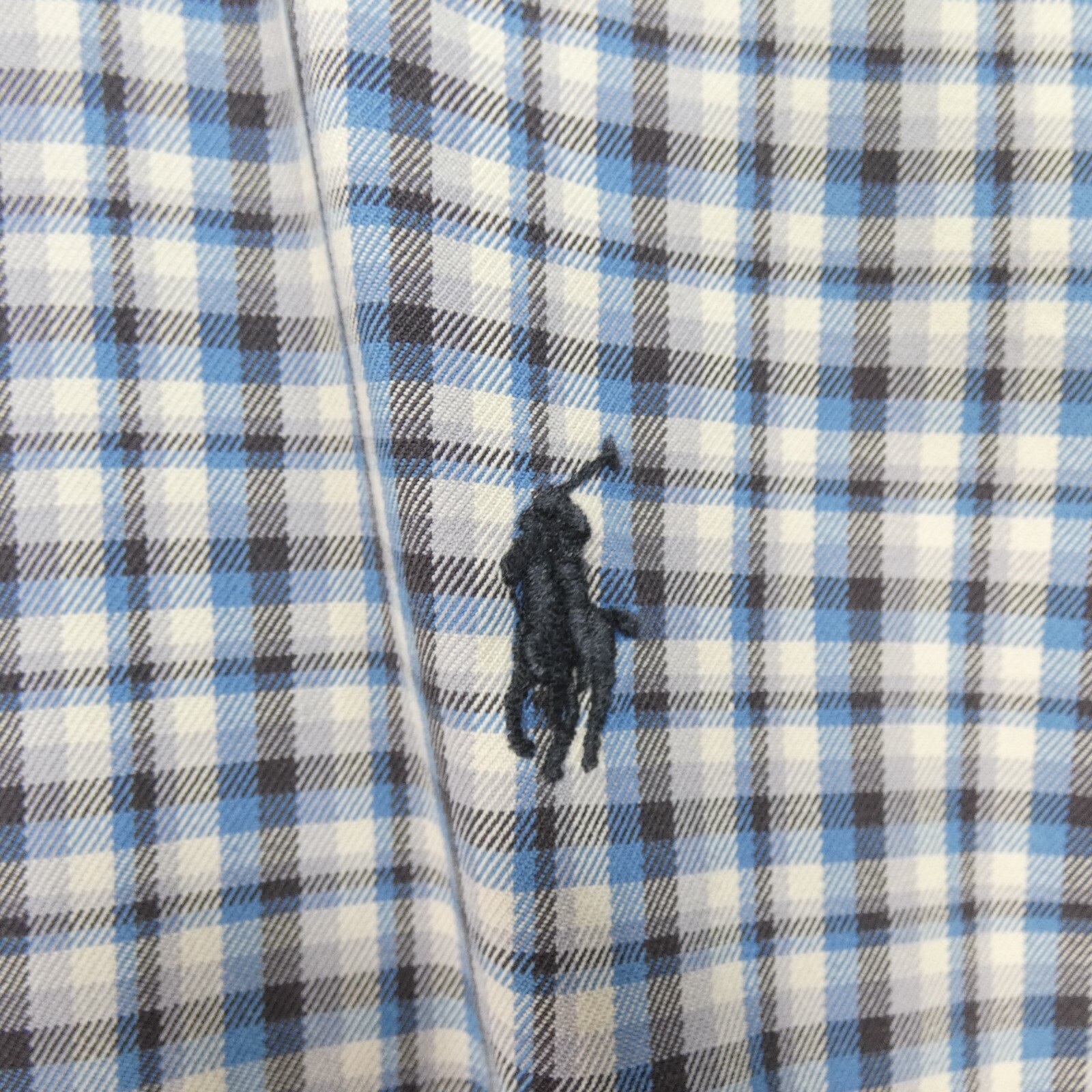 Ralph Lauren Mens Shirt Checked Cotton Flannel Designer Blake Vintage Size L gallery