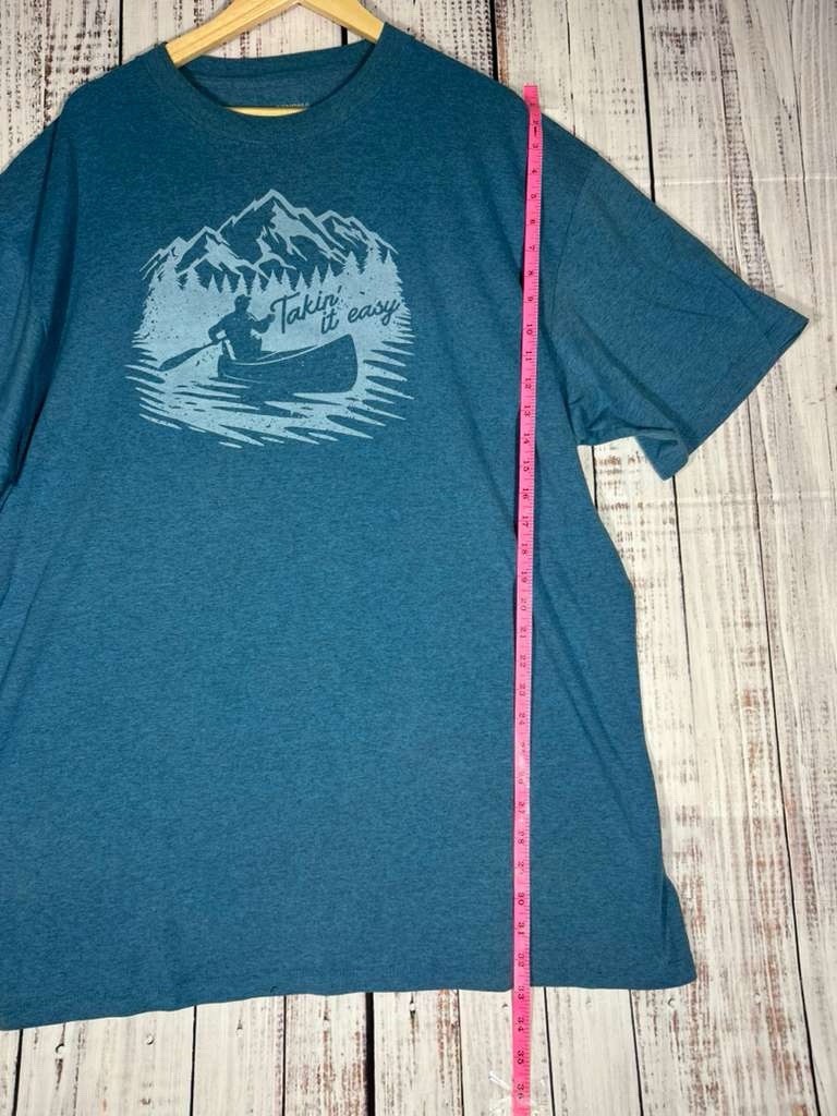 Sonoma T-Shirt Men’s XXL Blue Graphic Tee Casual Outdoors Take It Easy Outdoor gallery