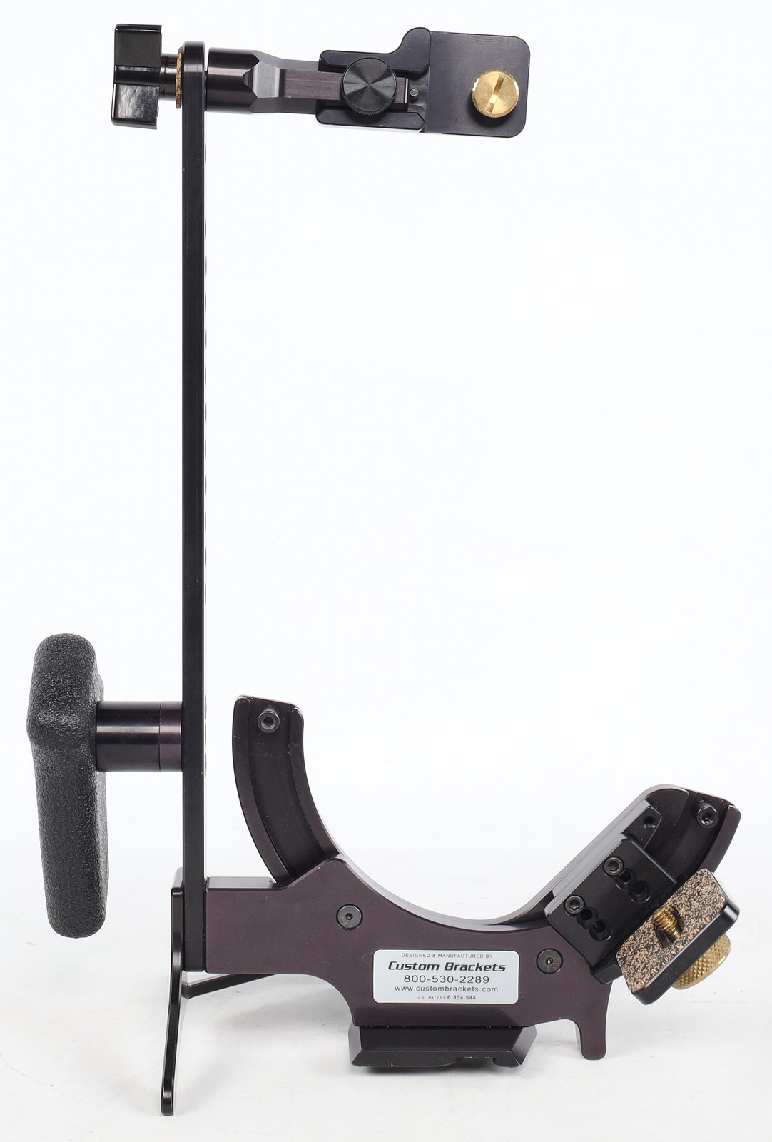 Custom Brackets QRS-E2 Camera Rotation Bracket, with Flash Bracket Attachment