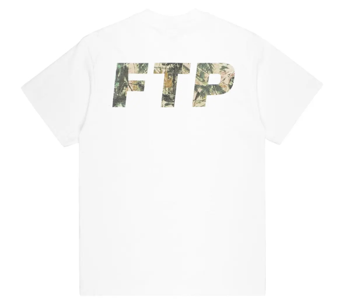 NEW LARGE FTP TREE CAMO LOGO TEE WHITE SPRING 2025 gallery