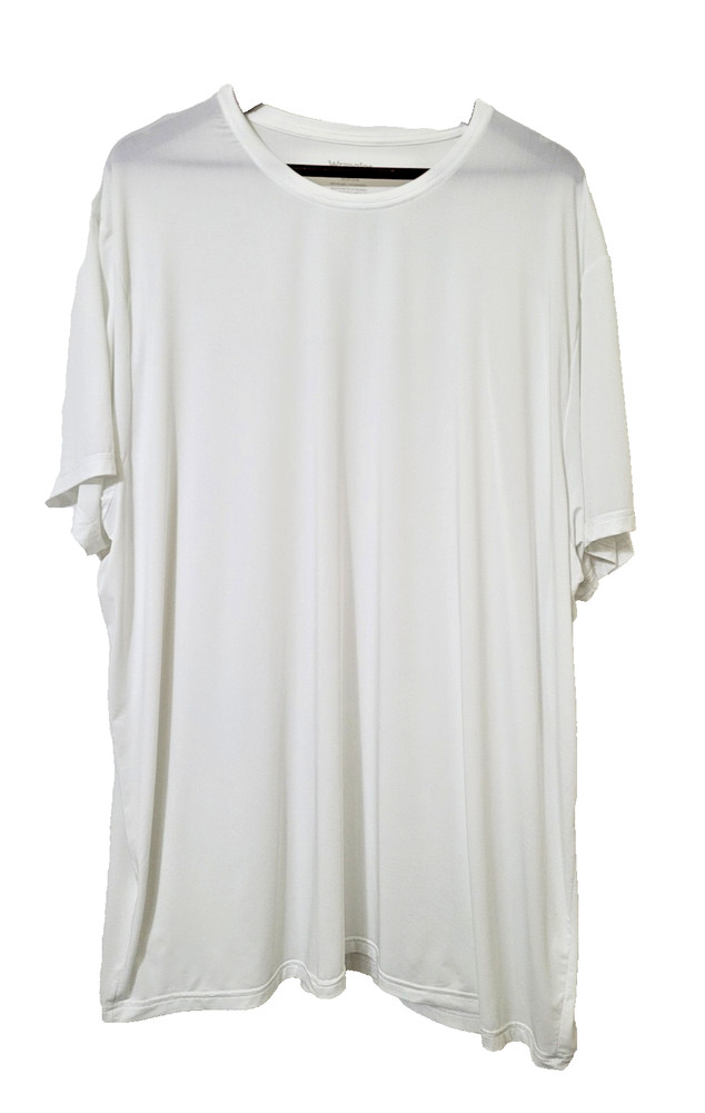 Men’s Wrangler White Nylon/Spandex Athletic Tee 3xl