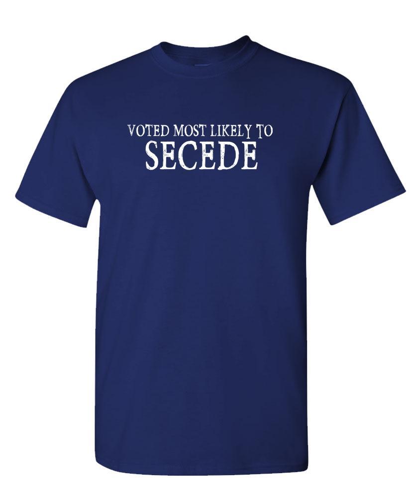 Voted Most Likely To Secede - Second Amendment - Unisex Cotton T-Shirt Tee Shirt gallery
