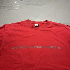Vintage Marithe Francois Girbaud T-Shirt Mens L Red Logo Graphic