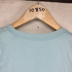 LL BEAN Men’s Carefree Unshrinkable Tee Medium Traditional Fit Gulf Teal Heather