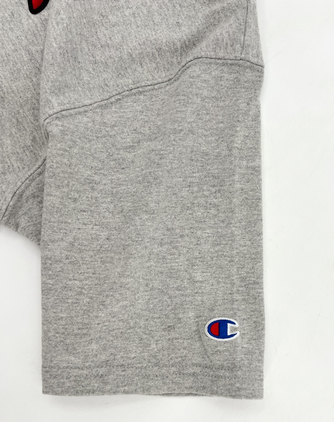 Champion Shirt Men Teens Medium Gray Short Sleeve Pull on Logo gallery