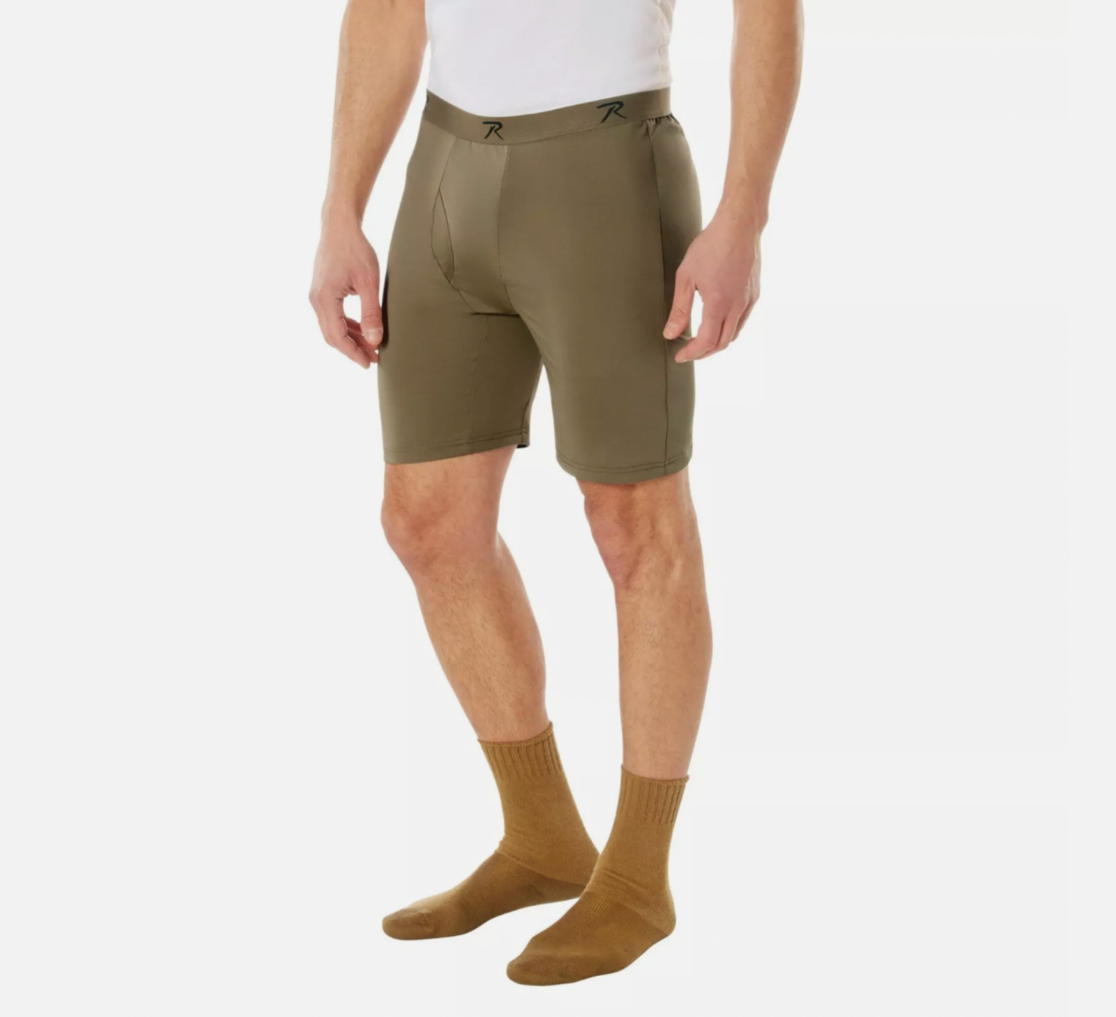 Rothco Men's Long Length Lightweight Moisture Wicking Performance Boxer Shorts gallery