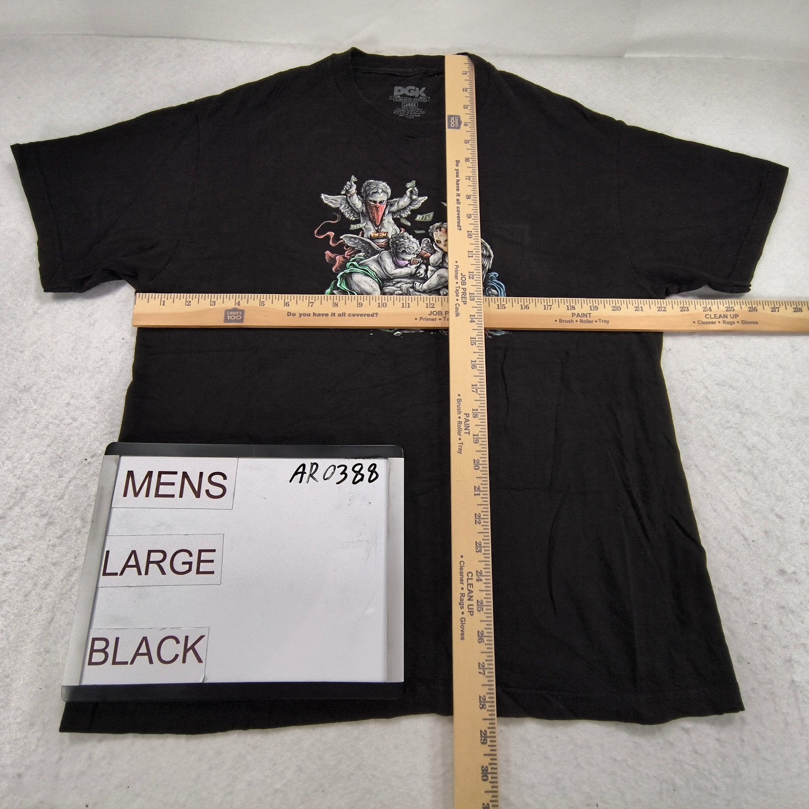 DGK Mischief Short Sleeve Graphic Crew Neck Shirt Mens Size Large L Black gallery