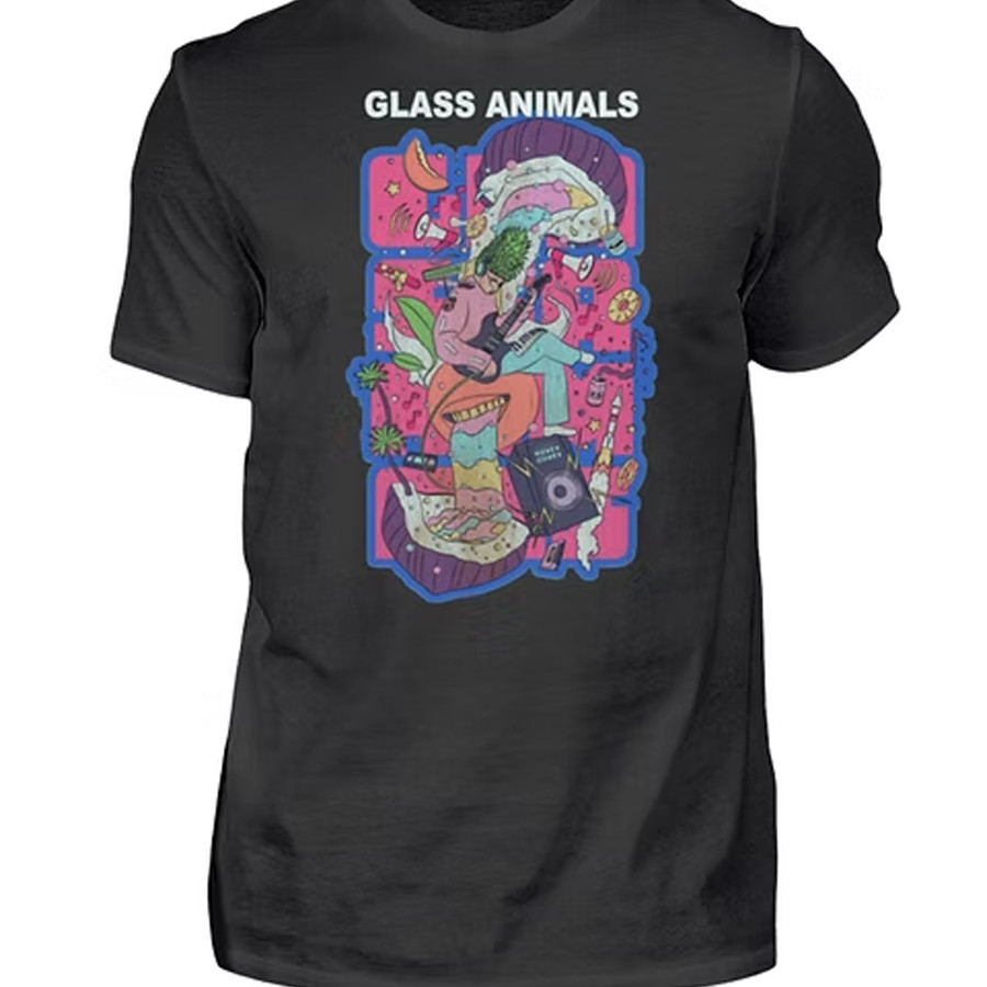Glass Animals band artwork black T-shirt Unisex tee All sizes S-45Xl 1F1737 gallery
