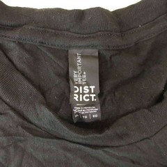 DISTRICT Tshirt XL Black Cat Print Short Sleeve /NU GY58 Men’s