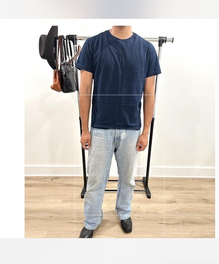 Banana Republic Authentic Tee Men’s Blue Solid Knit Cotton Crew Neck T-Shirt M