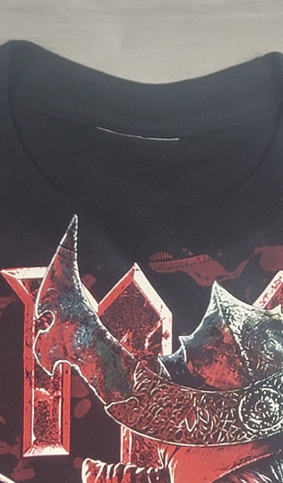 Iron Maiden tshirt All Over Print Eddie the Head Samurai Modern Boot Cut Tag gallery
