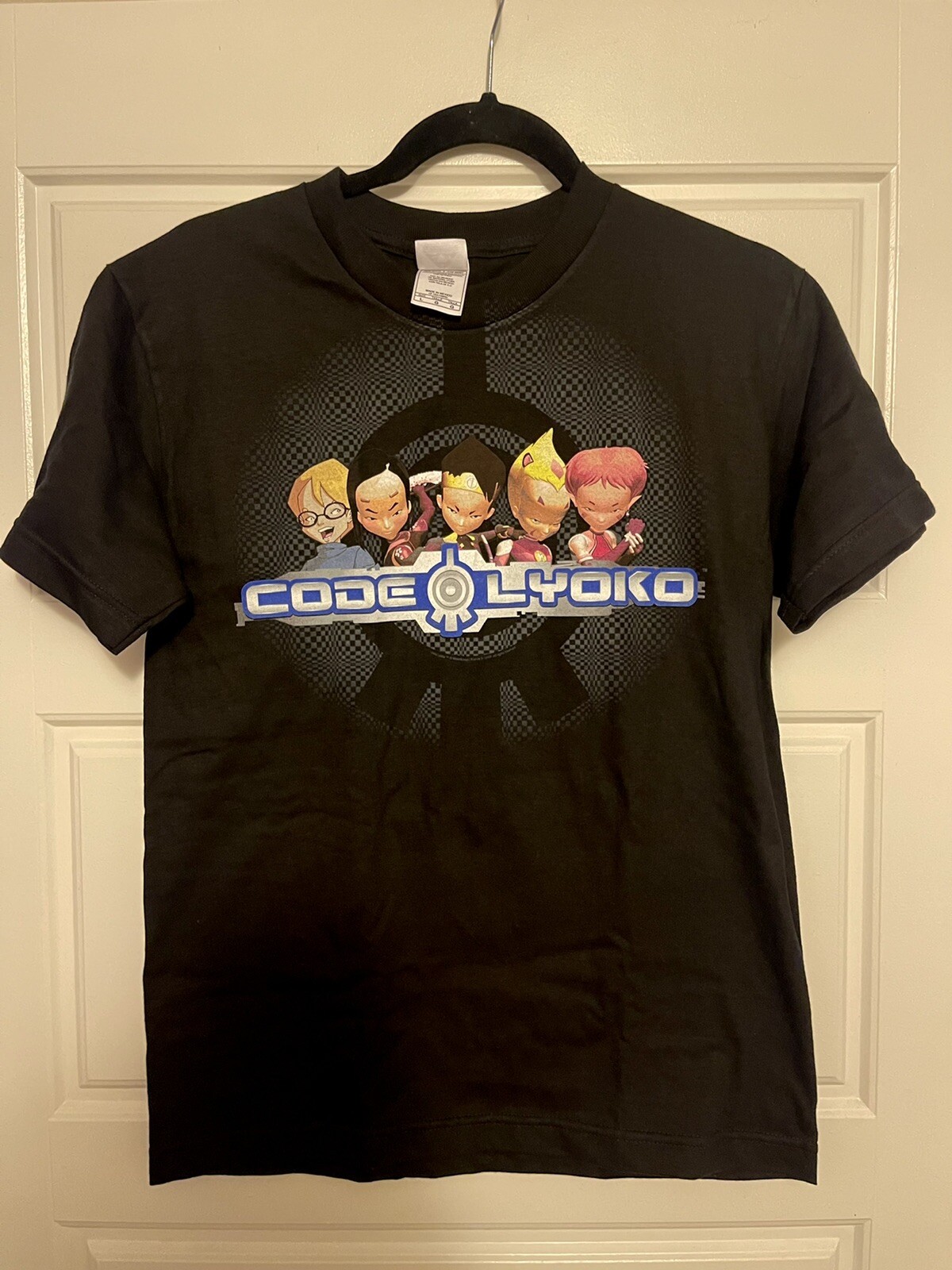 Code Lyoko Vintage Shirt Y2K Anime TV Show Youth Large Black Graphic Tee New gallery