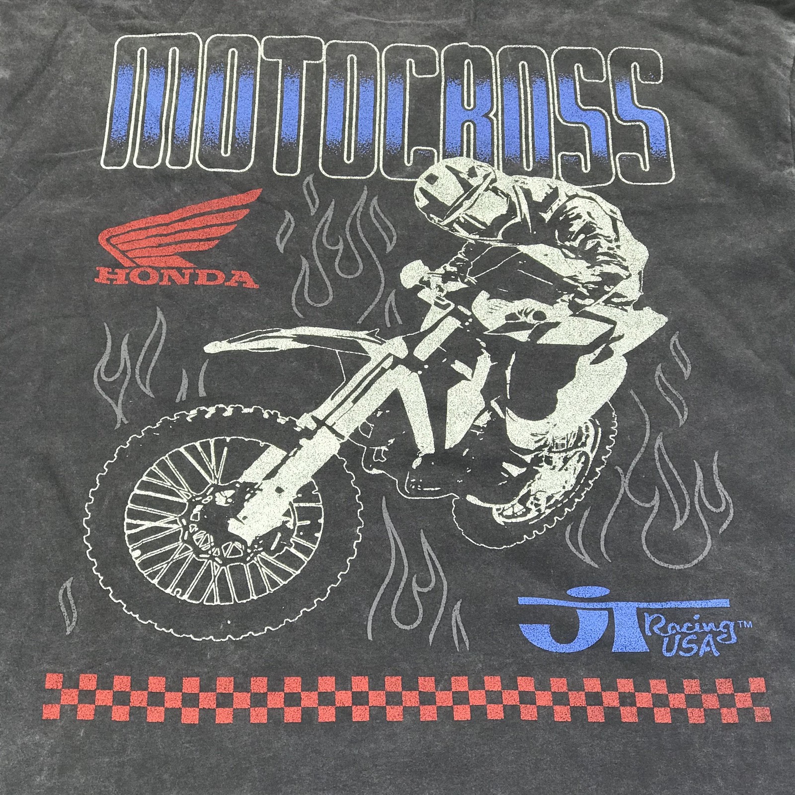 Goodie Two Sleeves Shirt Mens Medium Black Honda Motocross Graphic Tee Tagless gallery